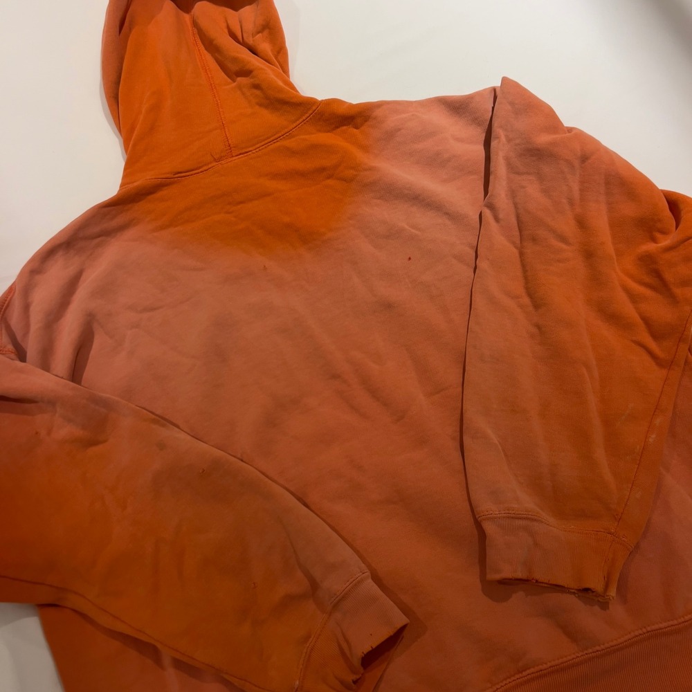 Athletic Works Orange Hoodie Athletic Dept 05 Pullover Sweatshirt Large - Picture 9 of 11
